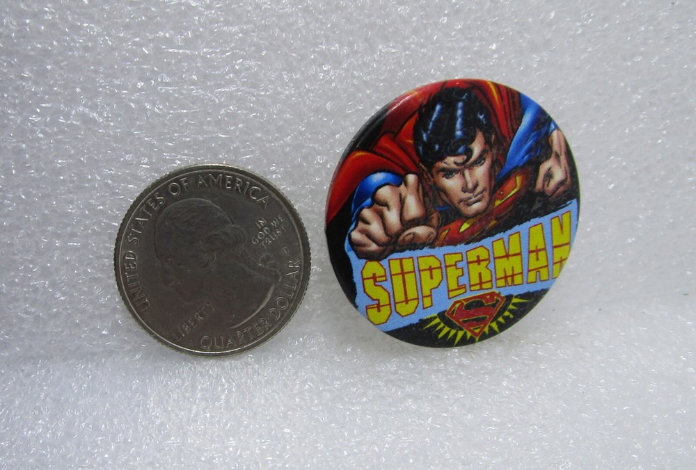 DC Comics Superman Button Pin
