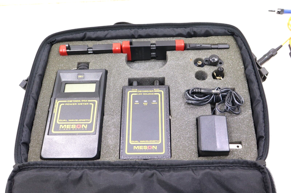 Meson Fiber Optics Power Meter & Source Testing Kit