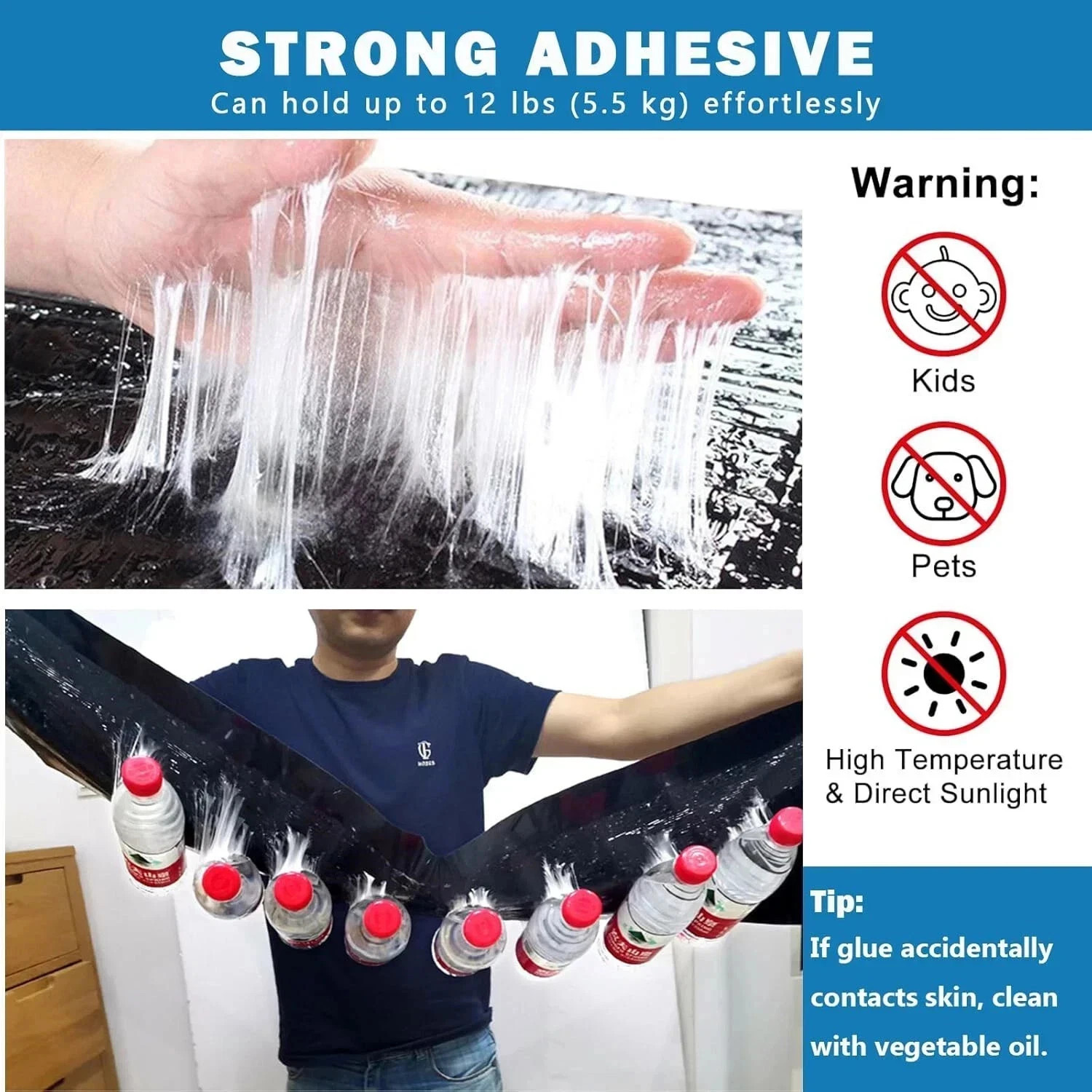 6 Pack Large Mice Mouse Glue Traps Rodent Catcher Rat Board Indoor Super Sticky