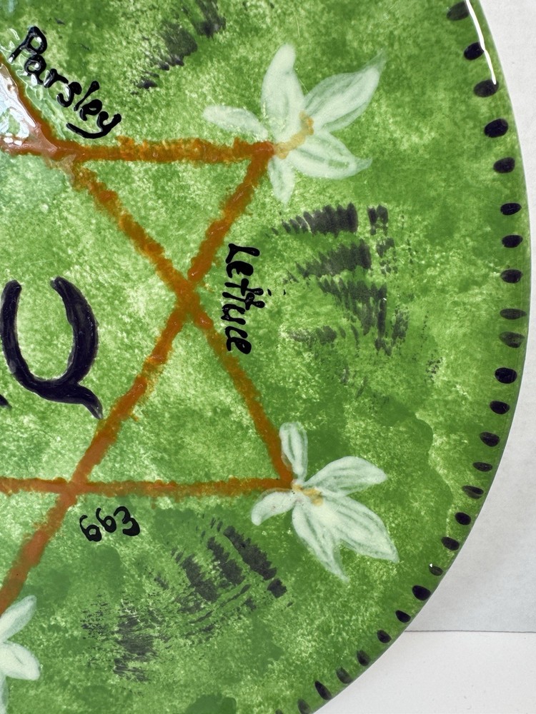 Hand Painted Passover Seder plate