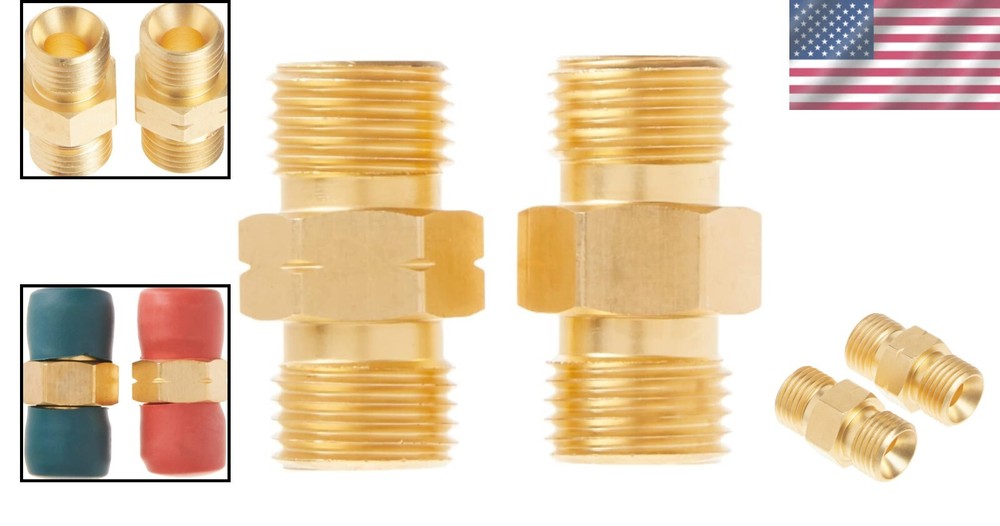 Compact Oxy-Acetylene Coupler Kit - Secure Connections for Gas Applications