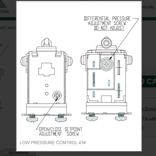 LOW PRESSURE CONTROL 41# # 9041104-05