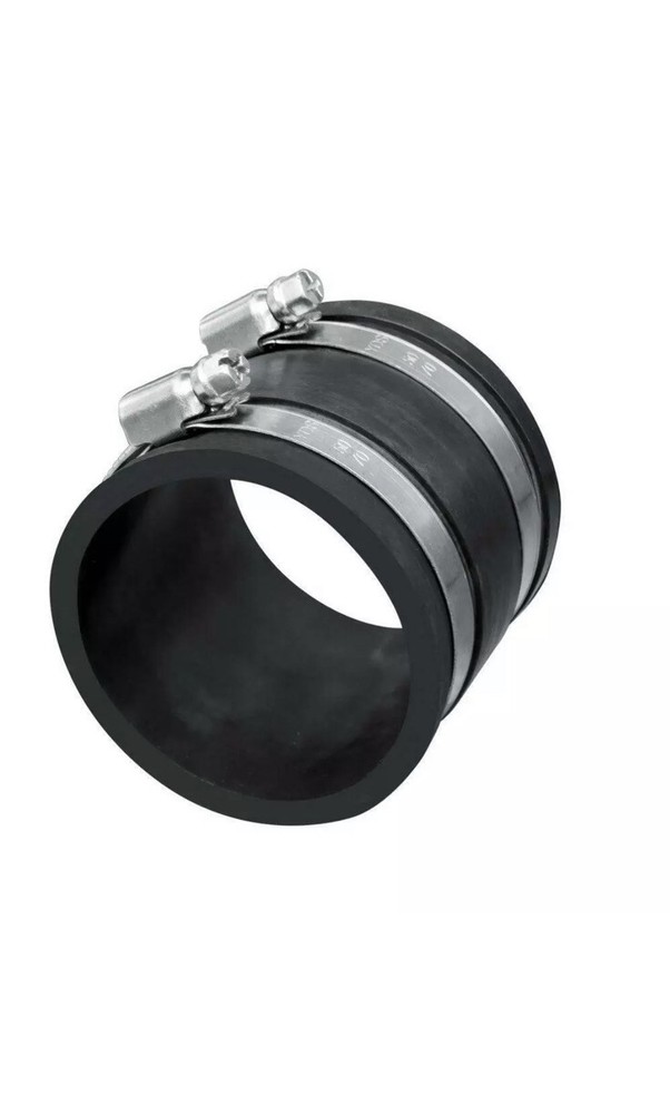 2-1/2 in. Dust Control Flex Cuff with Hose Clamps