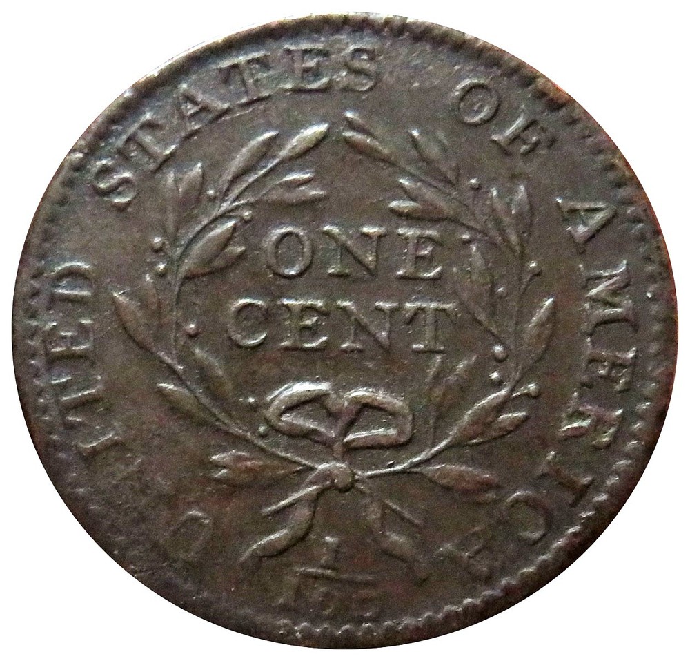 1794 USA DRAPED BUST LARGE CENT EXTRA FINE COIN