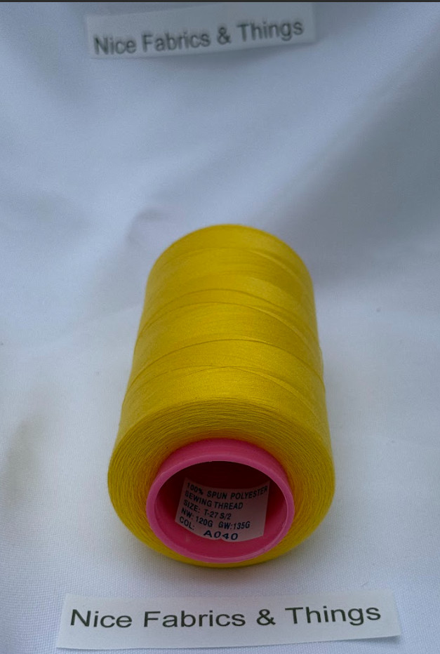 50 Spools - Yellow A40 Multi Purpose Sewing Thread