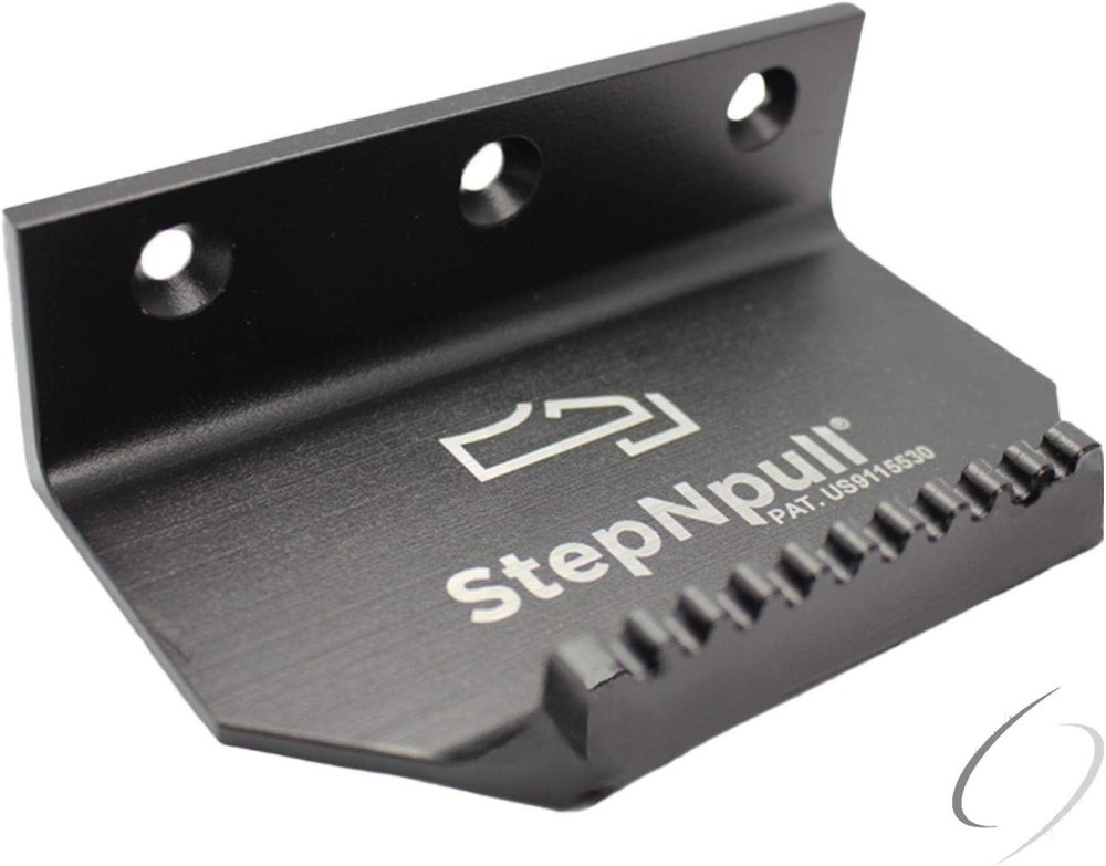StepNpull No Touch, Foot-Operated Door Pull/Opener, Black, 2-Pack