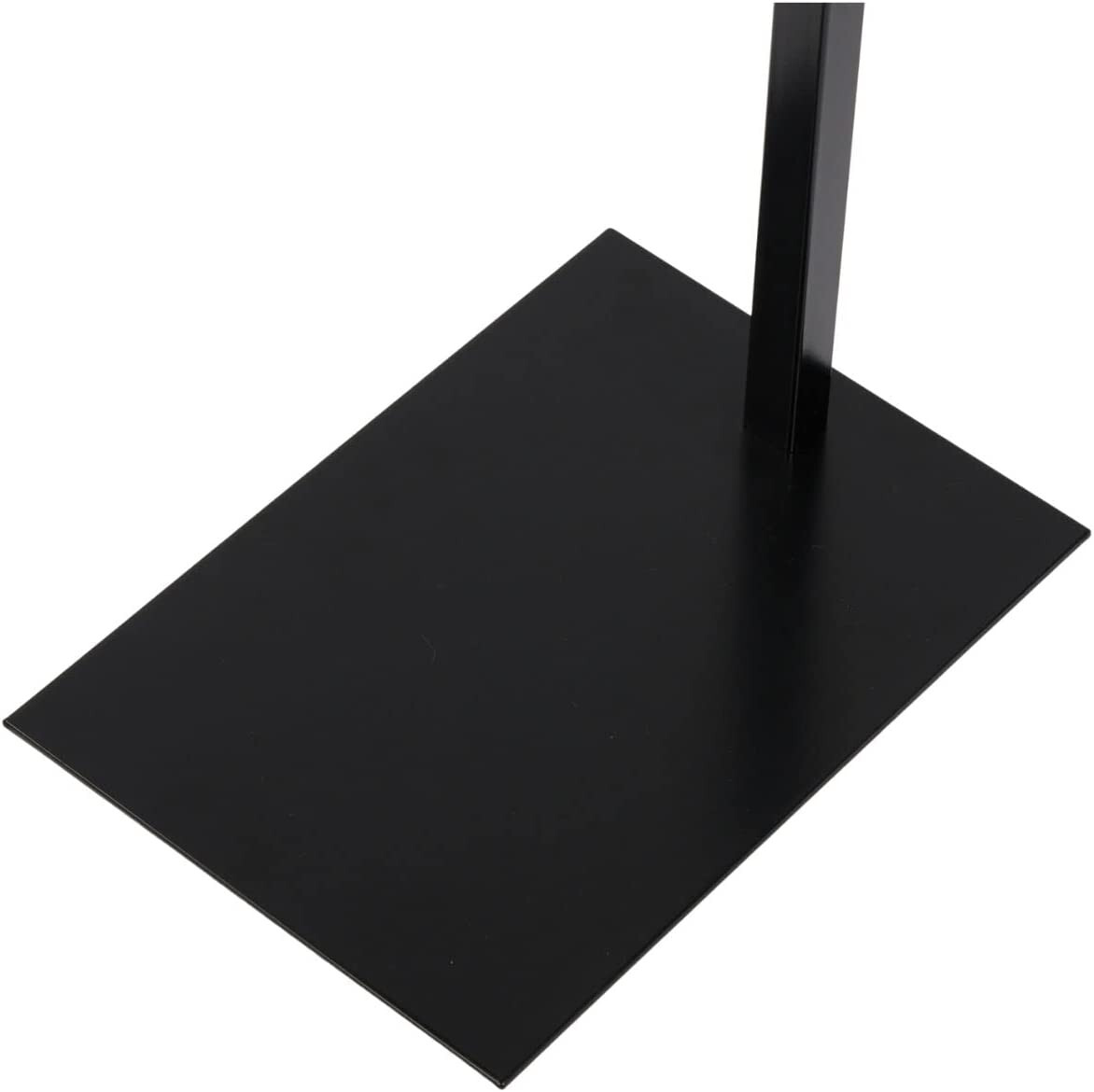 Single Costumer Clothing Display Stand Black Valet 72" Garment Rack Adjustable