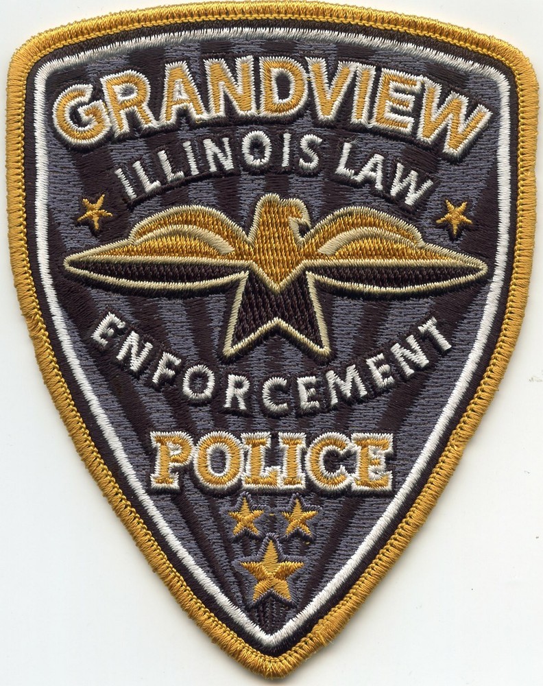 GRANDVIEW ILLINOIS IL POLICE PATCH