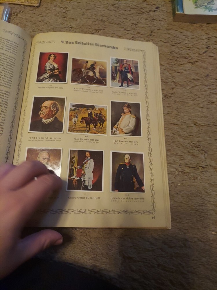 Ww1 German Card Book Completed