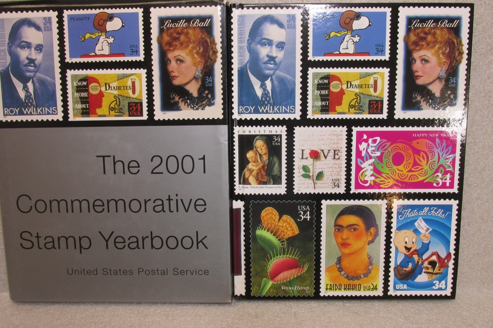 UNITED STATES POSTAL SERVICE, THE COMMEMORATIVE STAMP YEARBOOK for 2001