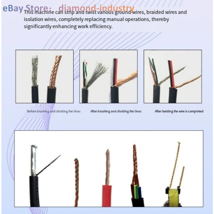 All - in - one Shielded Wire Twisting Machine: Brushing, Twisting & Braided Mesh