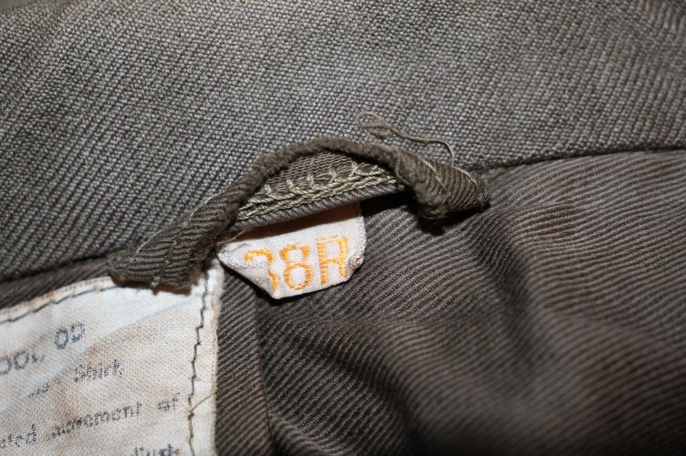 Original Late WW2 U.S. Army Ike Jacket, 1945 dated w/Engineer Corps Insignia