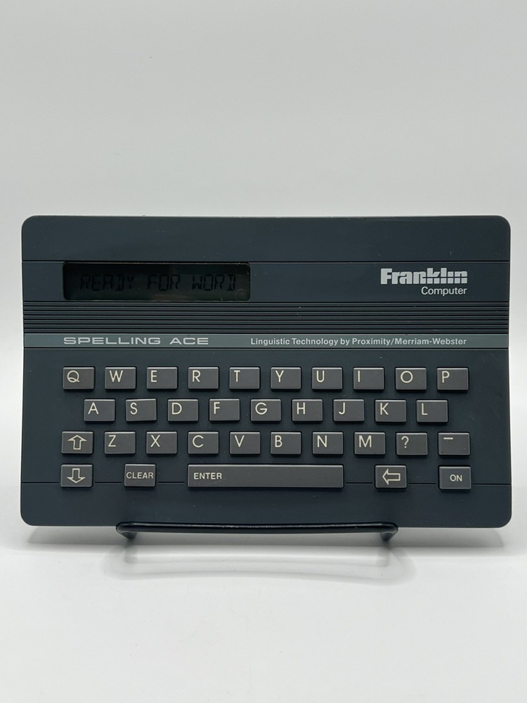 Franklin Computer Spelling Ace Linguistic Technology Merriam Webster SA-98