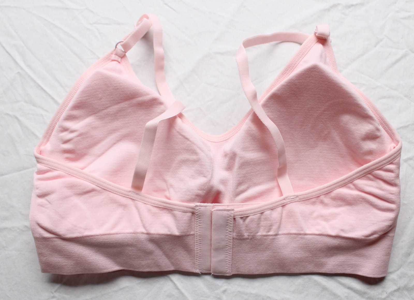 Bra Bar Women's Soft Everyday Back Closure Bra CA4 Ballet Slipper Medium NWT