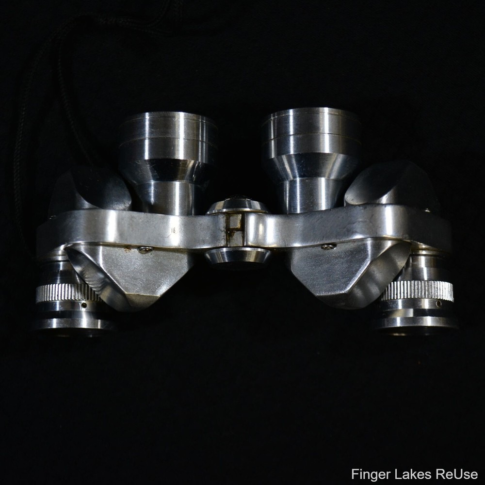 Lichter 7x18 Compact Binoculars Chrome Coated With Case