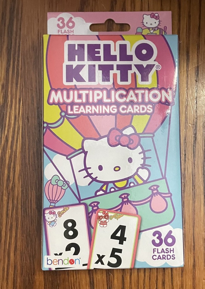 Hello Kitty Flash Cards - Multiplication, Sanrio