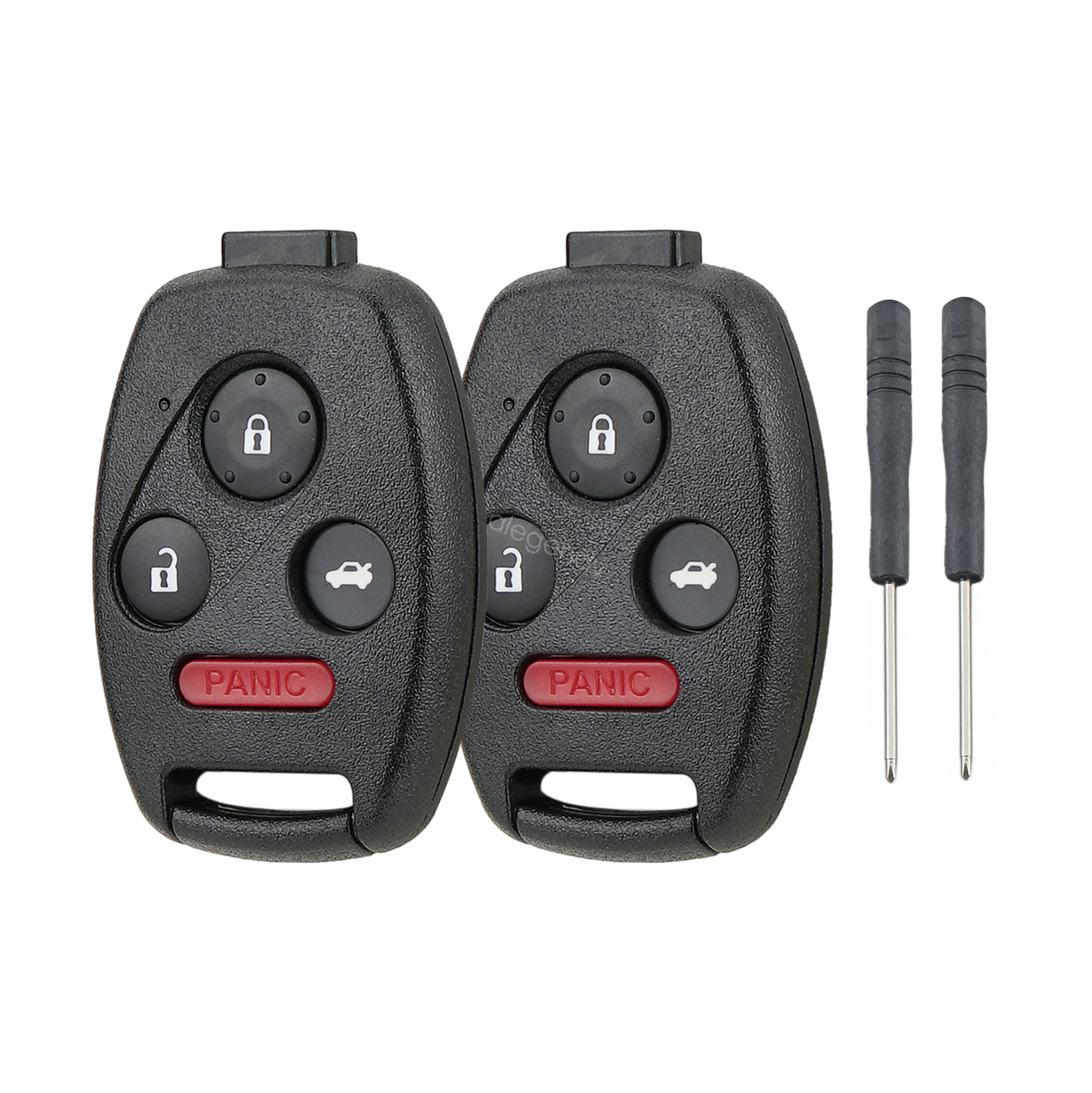 2 For 2009 2010 2011 2012 2013 Honda Accord - Remote Key Fob Uncut Shell Case