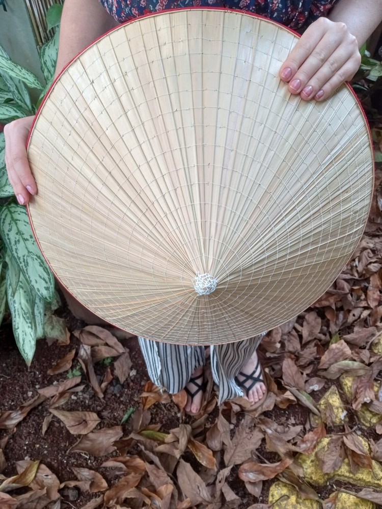 Bamboo straw hat Vietnameese Style