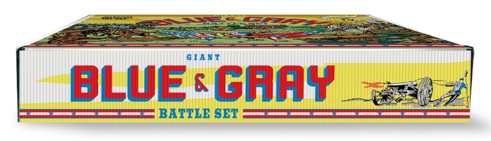 Marx Giant Blue and Gray Battle Play Set Box
