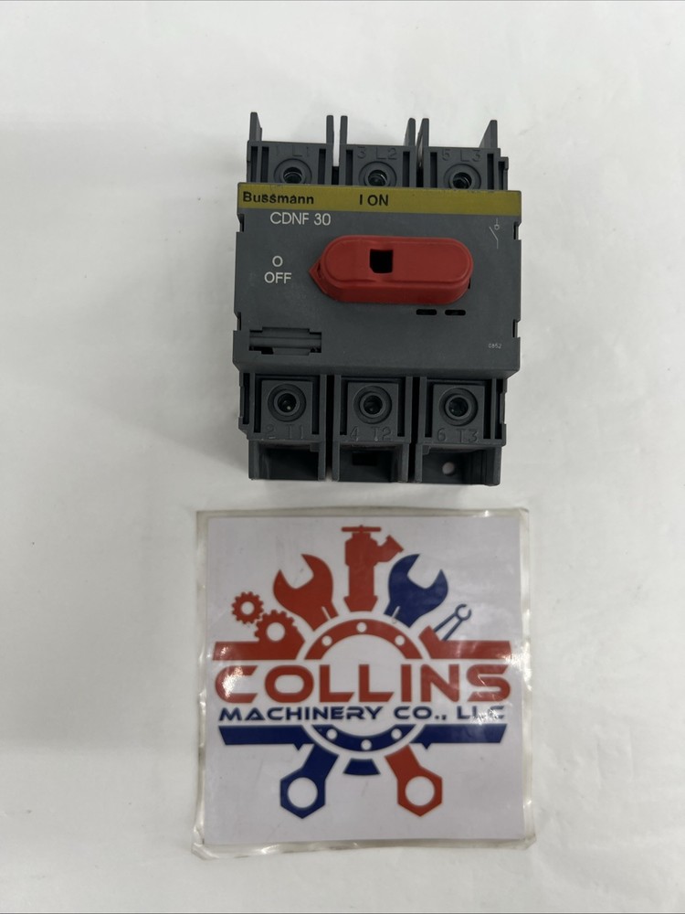 Bussmann CDNF30 General Purpose Disconnect Switch, 30A, 600VAC, 3 Phase