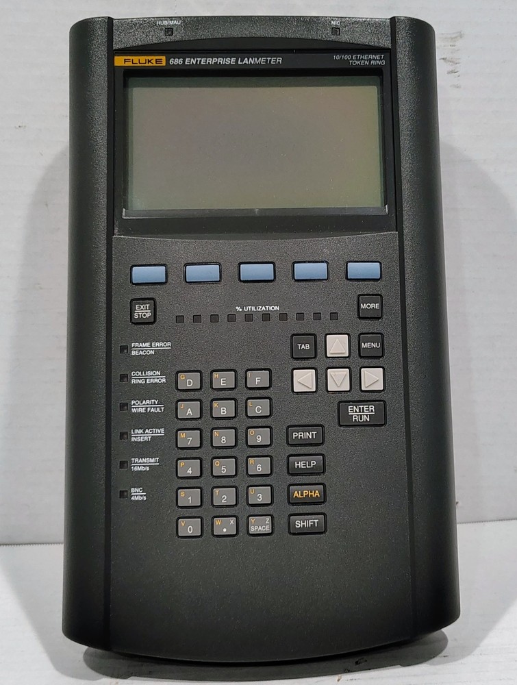 FLUKE 686 Enterprise LANMeter Handheld Network Diagnostic Tool 10/100 Ethernet
