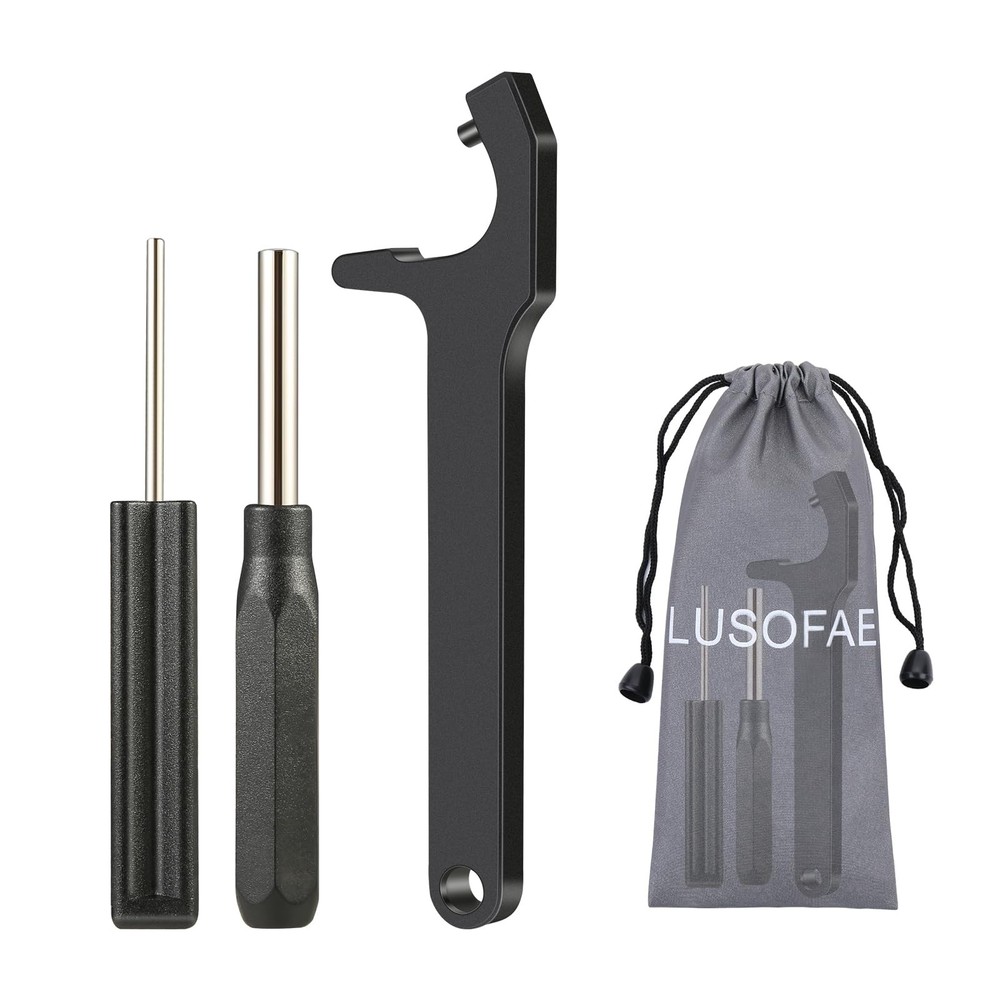 LUSOFAE Tool Kit for Glock with Front Sight Remove,Magazine Black