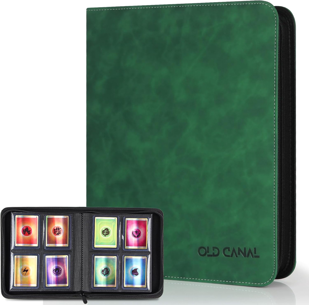 Top Loader Binder, 4 Pockets Card Binder Holds 112 Top Loaders, Premium Trading