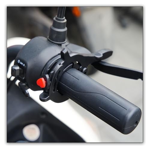 Universal Motorcycle Throttle Lock with Silicone Protective Ring - Adjustable