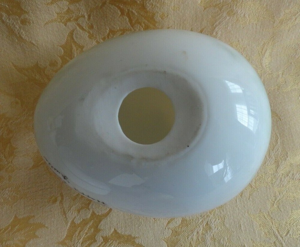 Personalized Hand Painted Porcelain Easter Egg with Bunny & Butterfly Signed