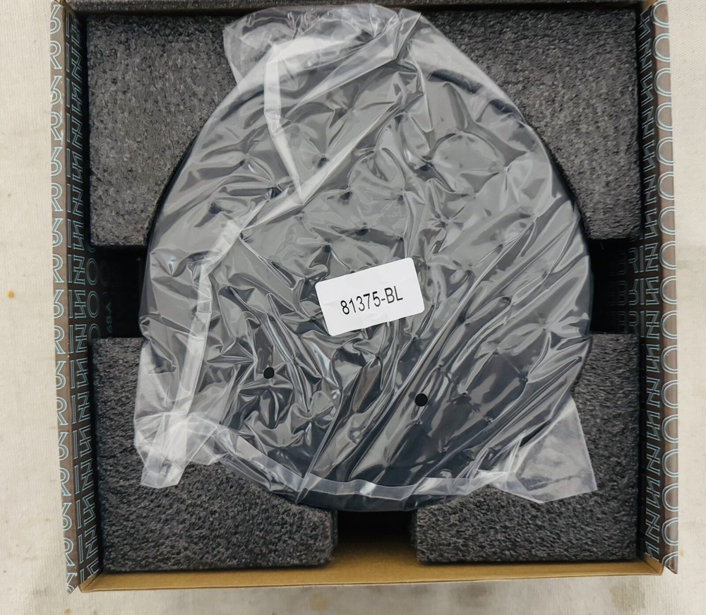 Brizo Essential 1.75 GPM Single Function Rain Shower Head Model: 81375-BL Black