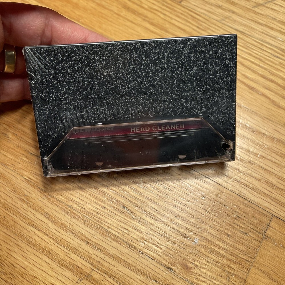 Sealed Cassette Discwasher Computer Cassette Drive Head Cleaner