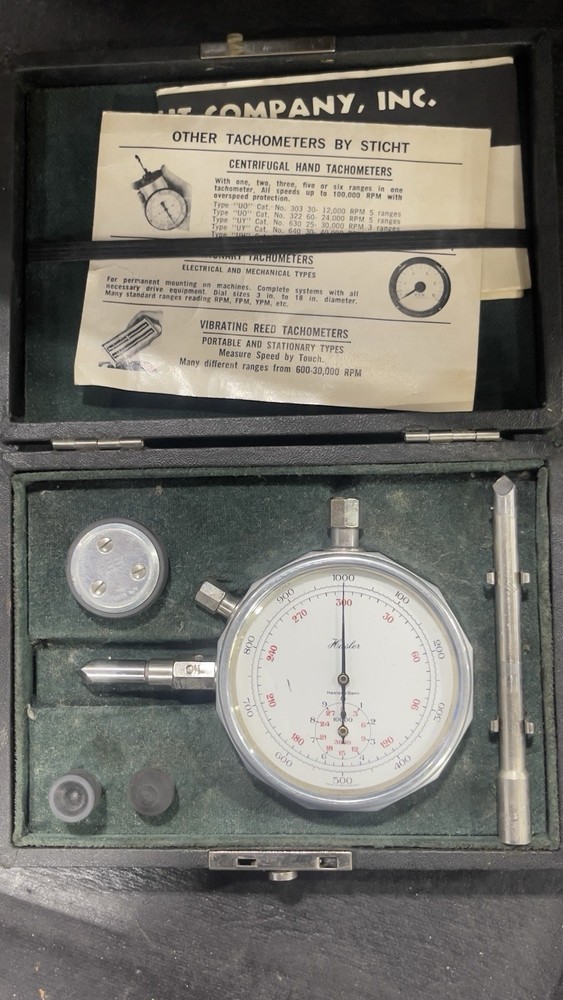 HASLER TACHOMETER and SPEED INDICATOR