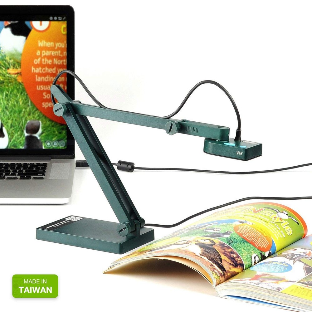 V4K Ultra High Definition 8MP USB Document Camera — Mac OS, Windows, Chromebo...