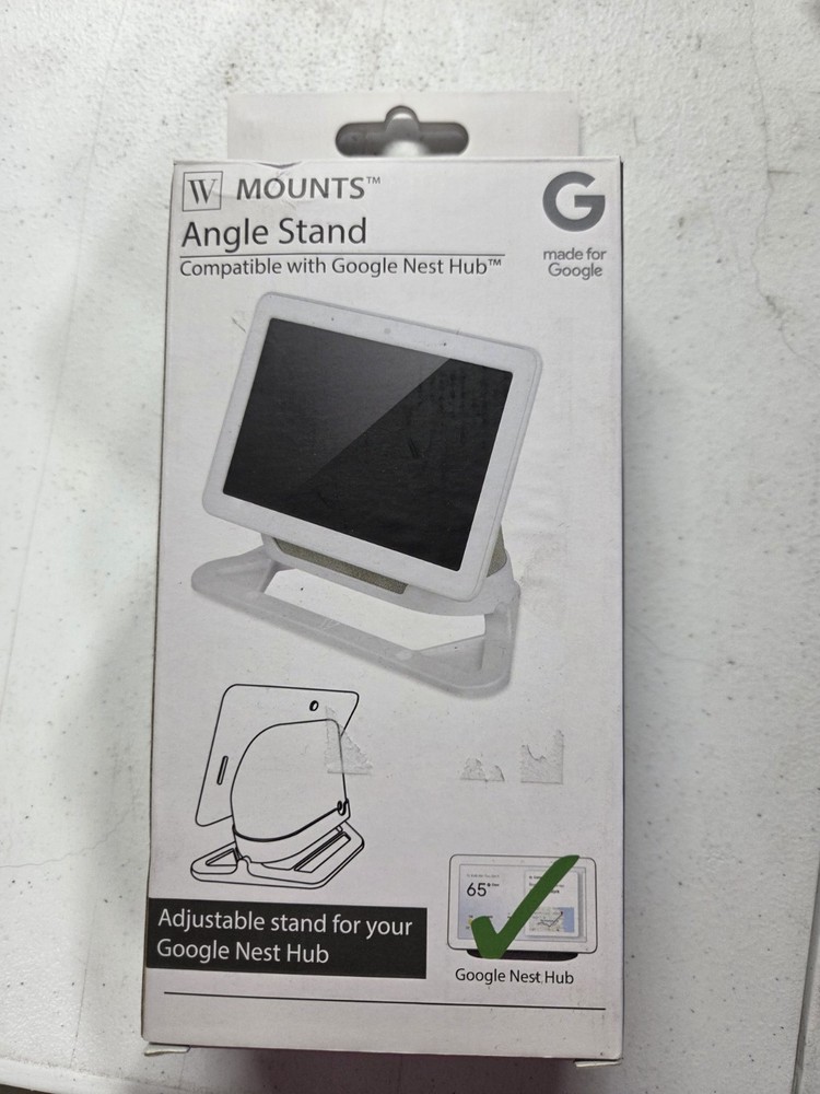 Wasserstein Angle Stand For Google Nest Hub BLACK