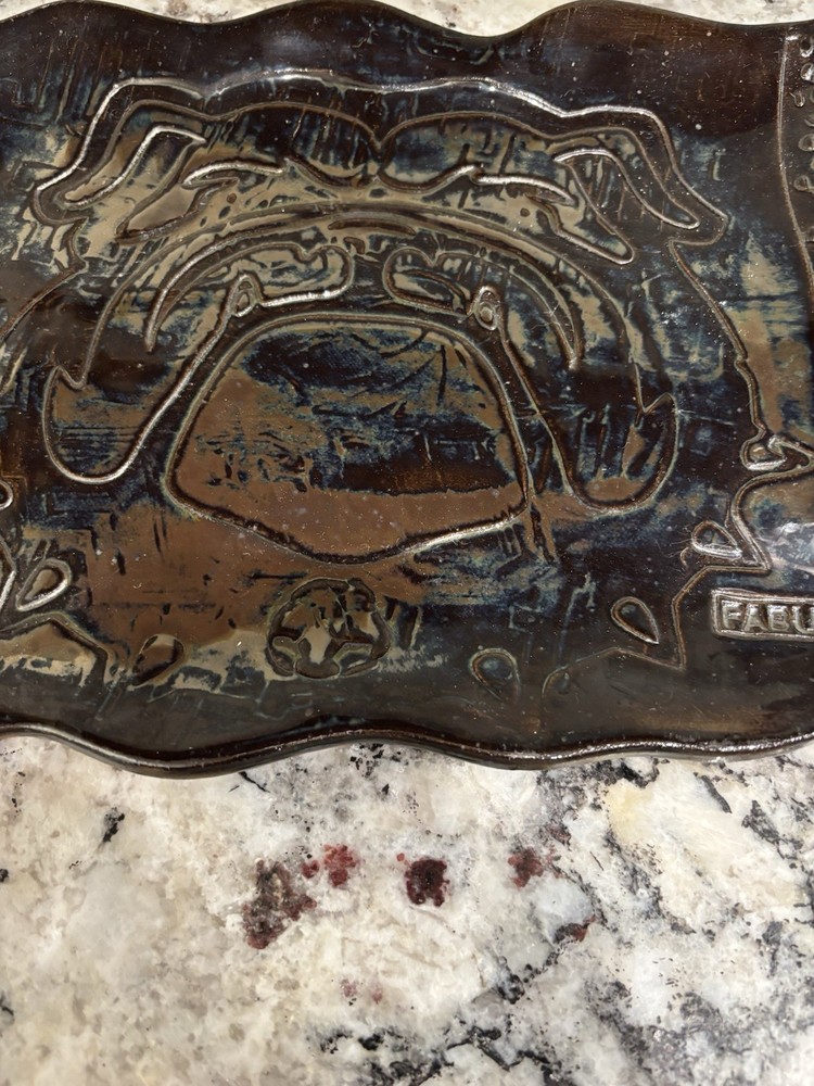 FABU Bulldog Ceramic Tray