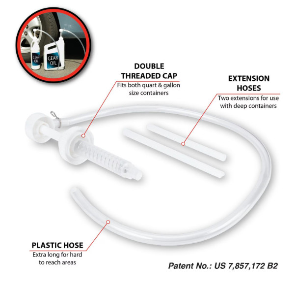SureBilt Fluid Hand Pump Quart And Gallon Fluid Pump
