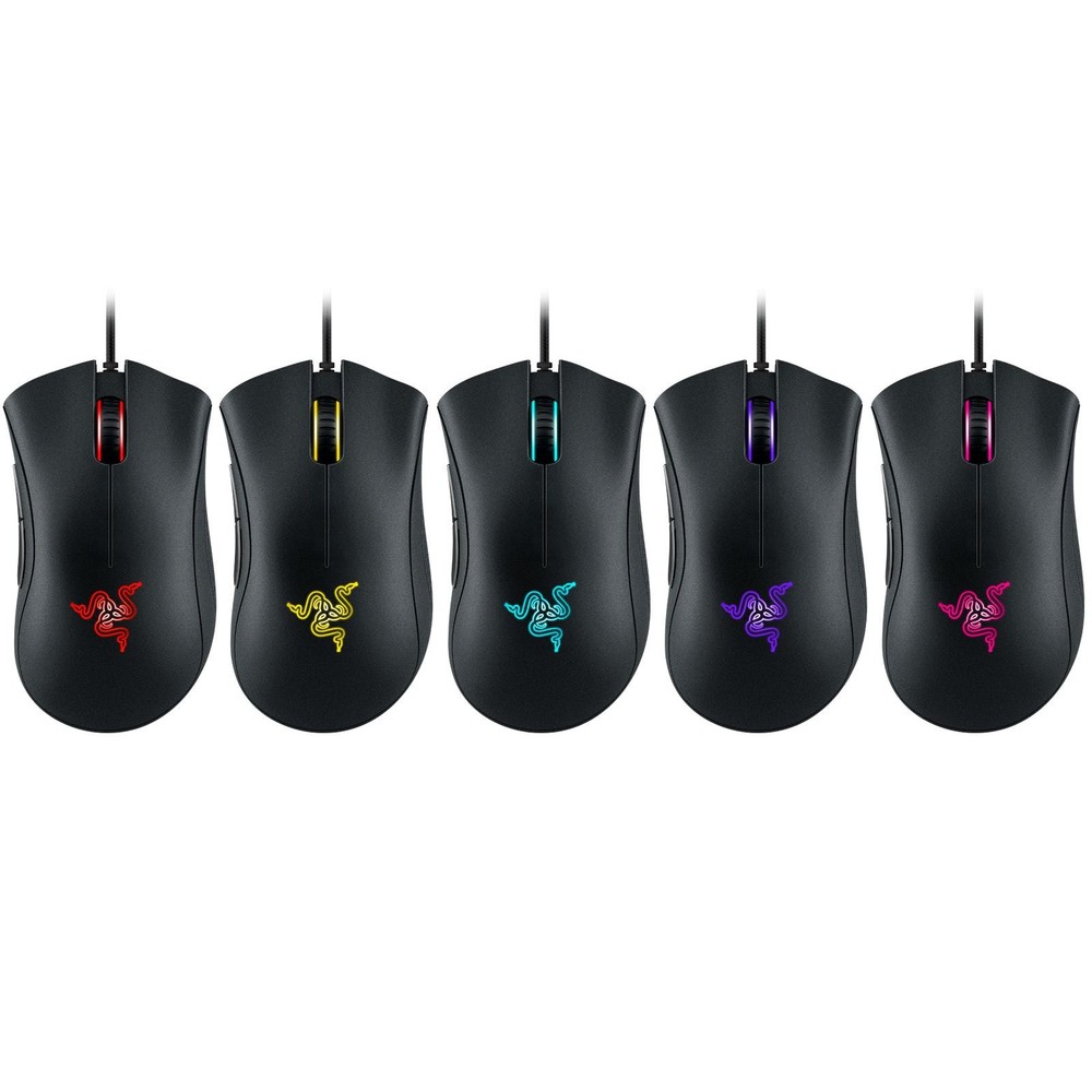 Razer DeathAdder Chroma Gaming Mouse with Multi-Colour RGB Backlight Ergonomi...