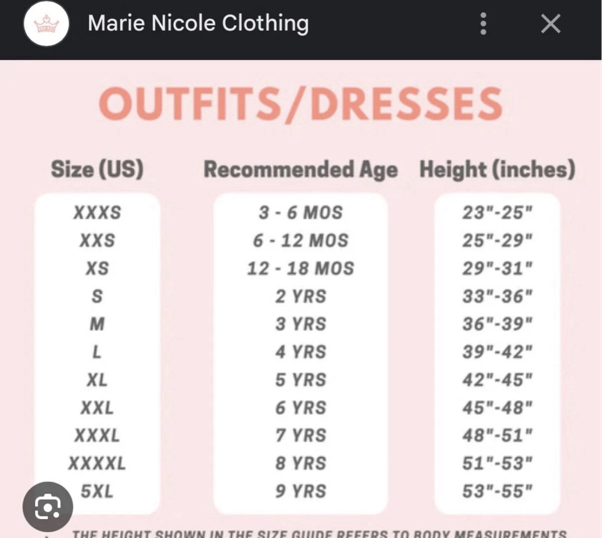 Marie Nicole Boutique “Big Sister” Girls Knee Length Dress SZ 5XL (9 years) NEW