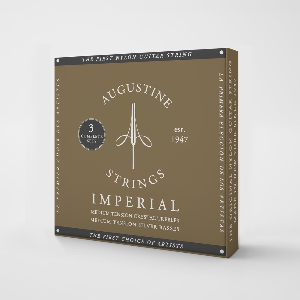 Augustine Strings Imperial Medium Tension - Premium Crystal Nylon Classical Guit