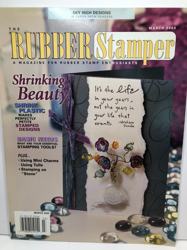 THE RUBBER STAMPER Magazine 2004 - Full Year - 8 Issues