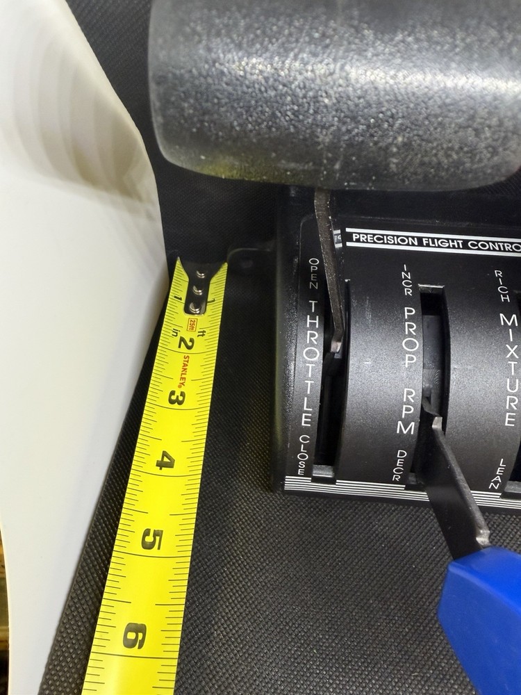 Precision Flight Controls Mixture Throttle For Flight Simulator