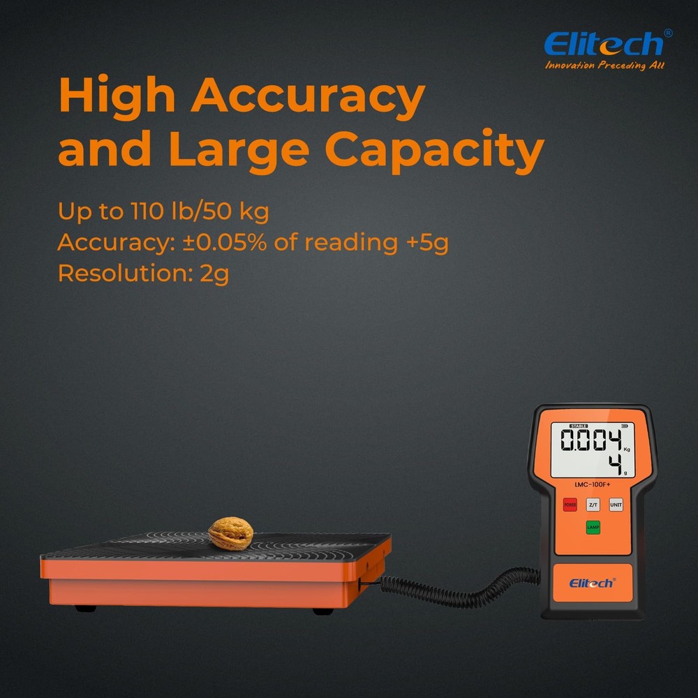 High Precision 110Lbs Refrigerant Charging Scale for HVAC