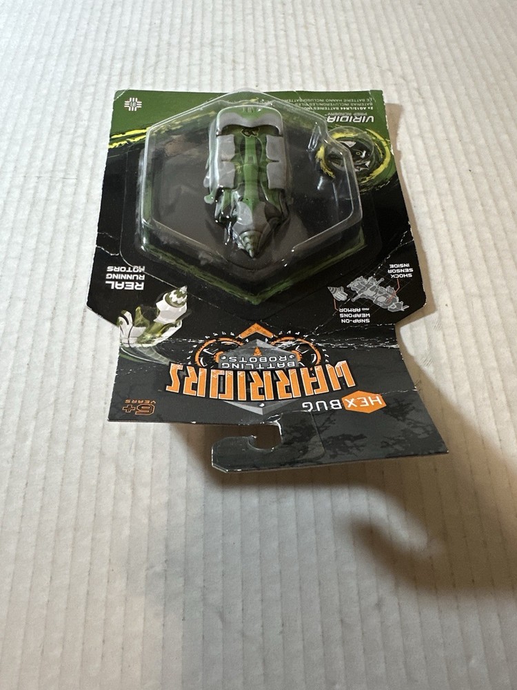 Hexbug Warriors Battling Robots Viridia Sealed Damaged Box