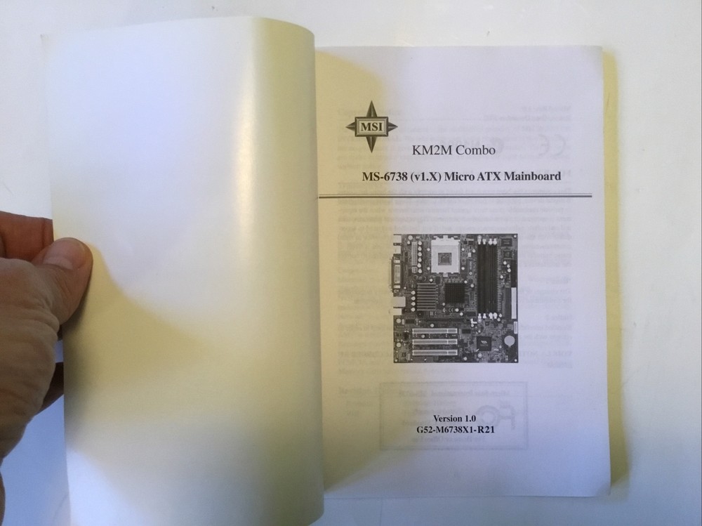 KM2M Combo Series AMD Athlon Qick User’s Guide