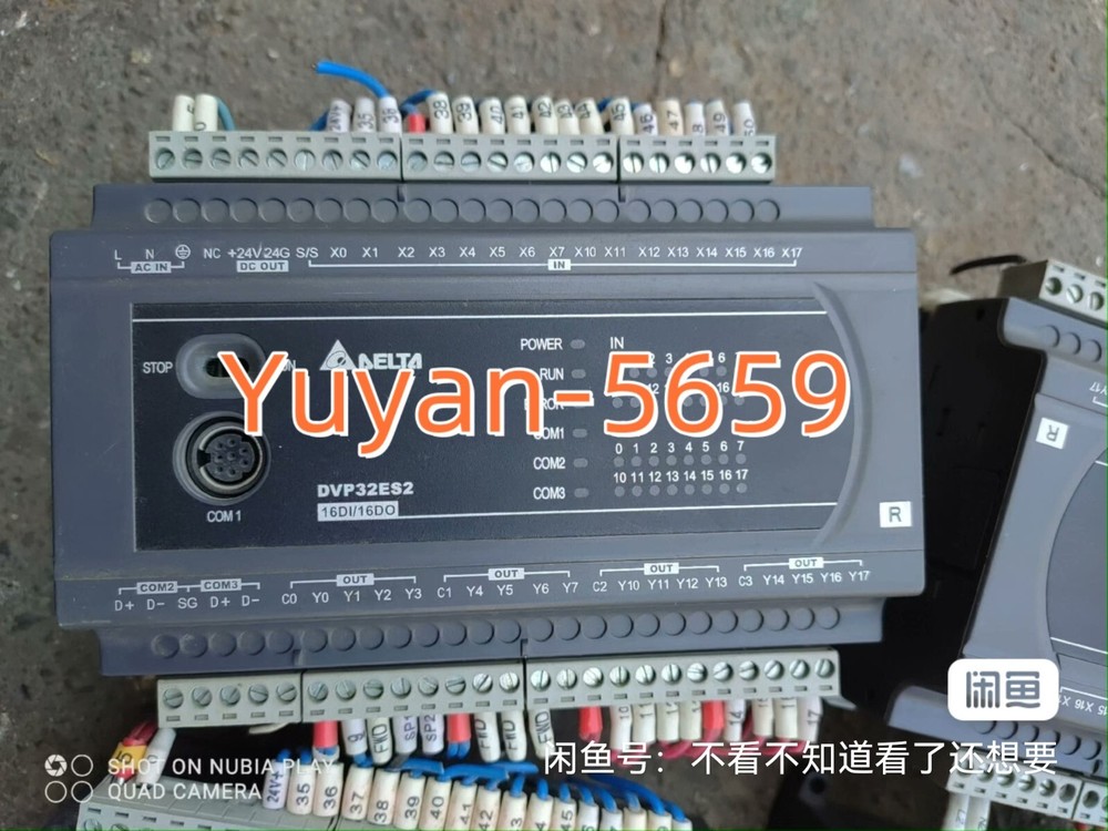 1 PC  USED  TEST OK   DVP32ES200R   PLC   Controller  #B4570T    CL