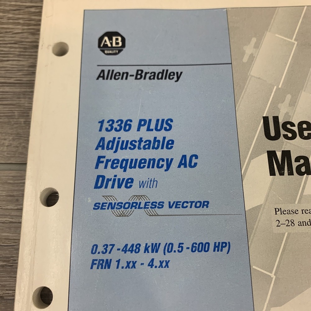Allen-Bradley 1336 PLUS Adjustable Frequency AC Drive User Manual 1997
