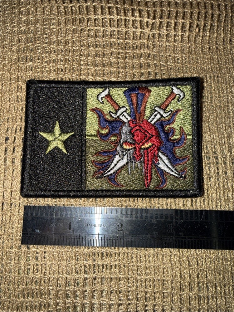 French Foreign Legion 2 Rep Pocket Patch W/Texas Flag Afgan War