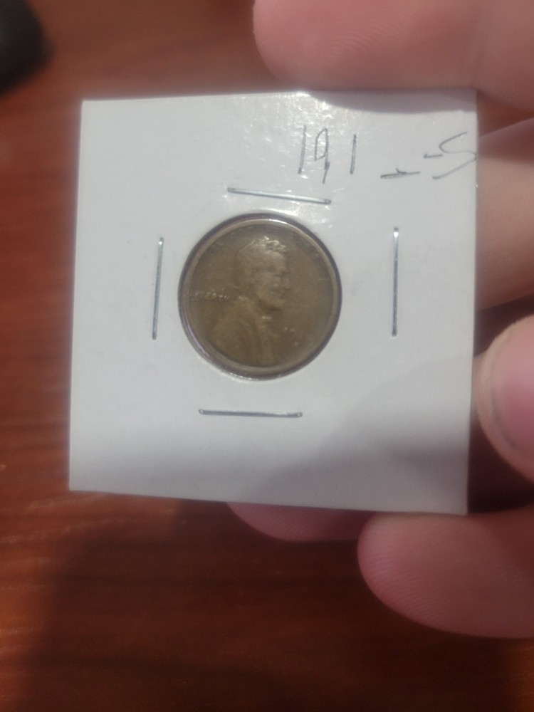 19- -S Wheat Penny Serious Grease Error