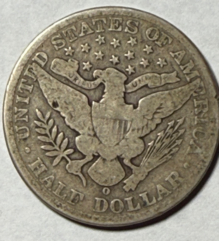 1906-o Barber Half Dollar
