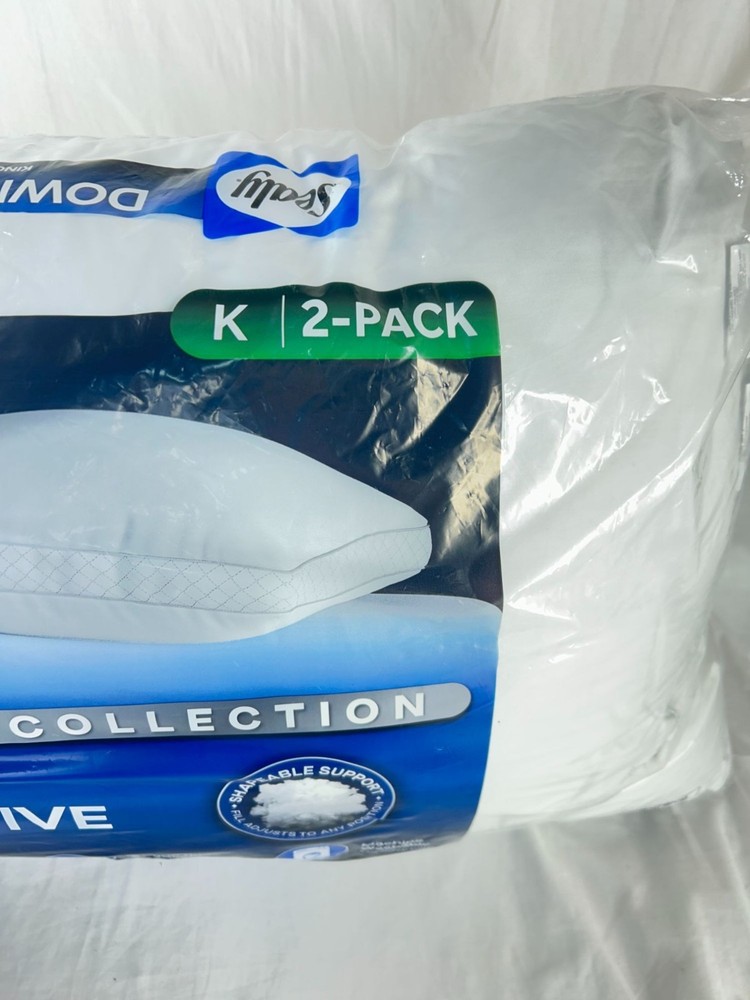 Sealy Sterling Collection Down Alternative King Pillows 2 Pack 400 Thread Count